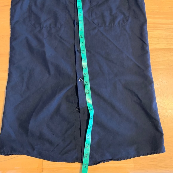 Red Kap In-N-Out Sz S XS Blue Employee Work Shirt - Picture 4 of 4